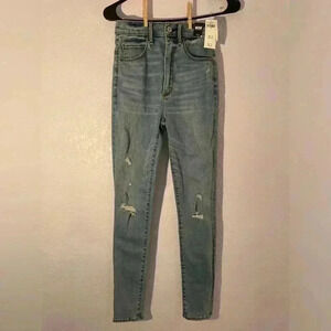 Abercrombie & Fitch High Rise Super Skinny jeans size 25